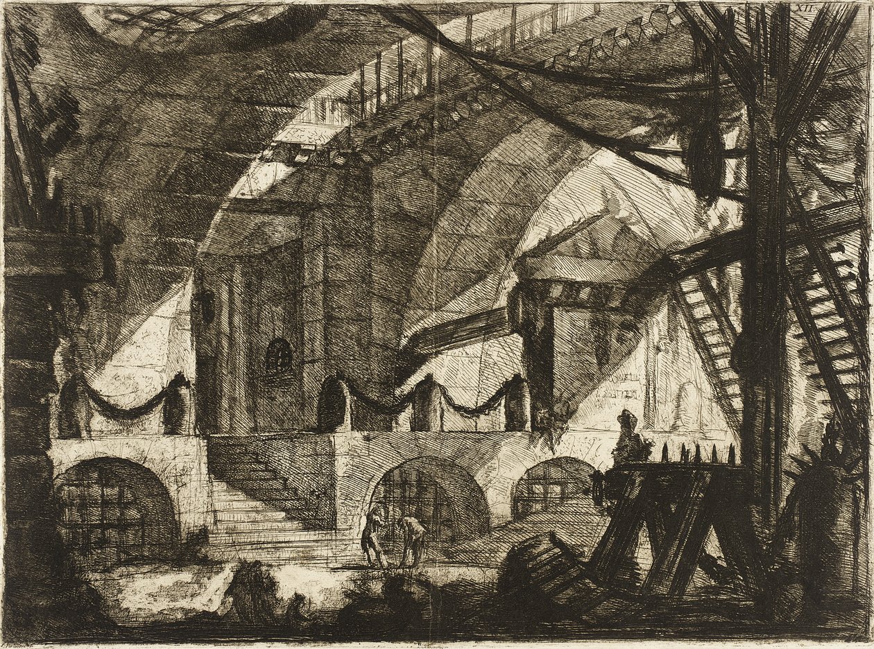 Il cavalletto da sega da Giovanni Battista Piranesi