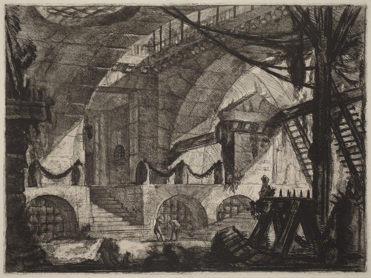Il cavalletto da sega da Giovanni Battista Piranesi