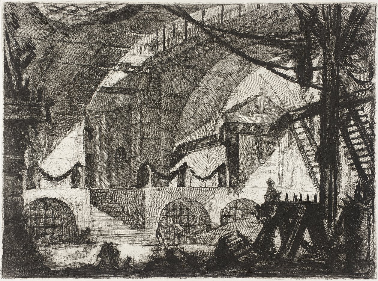 Il cavalletto da sega da Giovanni Battista Piranesi