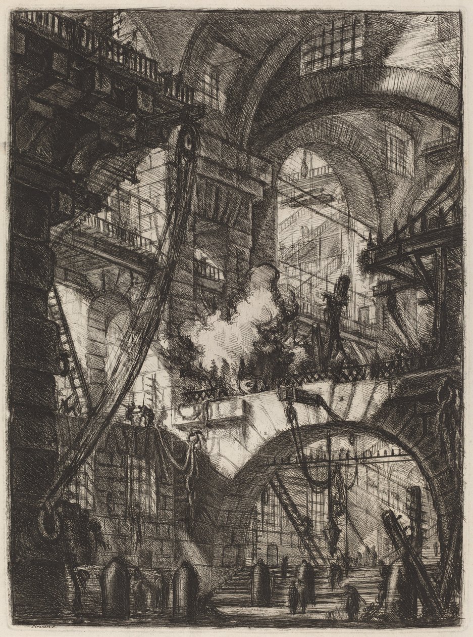 Il Fuoco Fumante da Giovanni Battista Piranesi