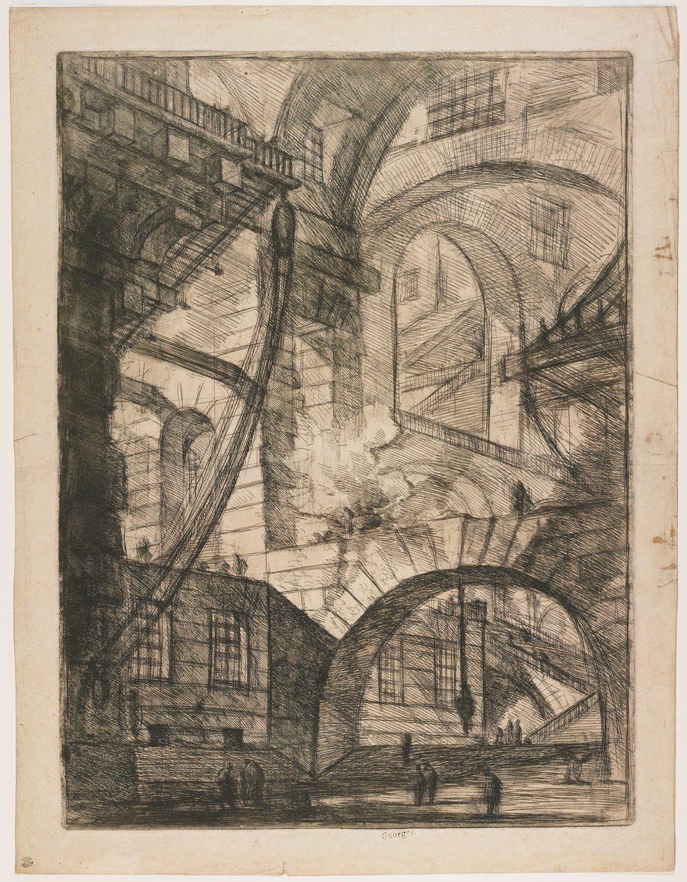 Il fuoco fumante da Giovanni Battista Piranesi