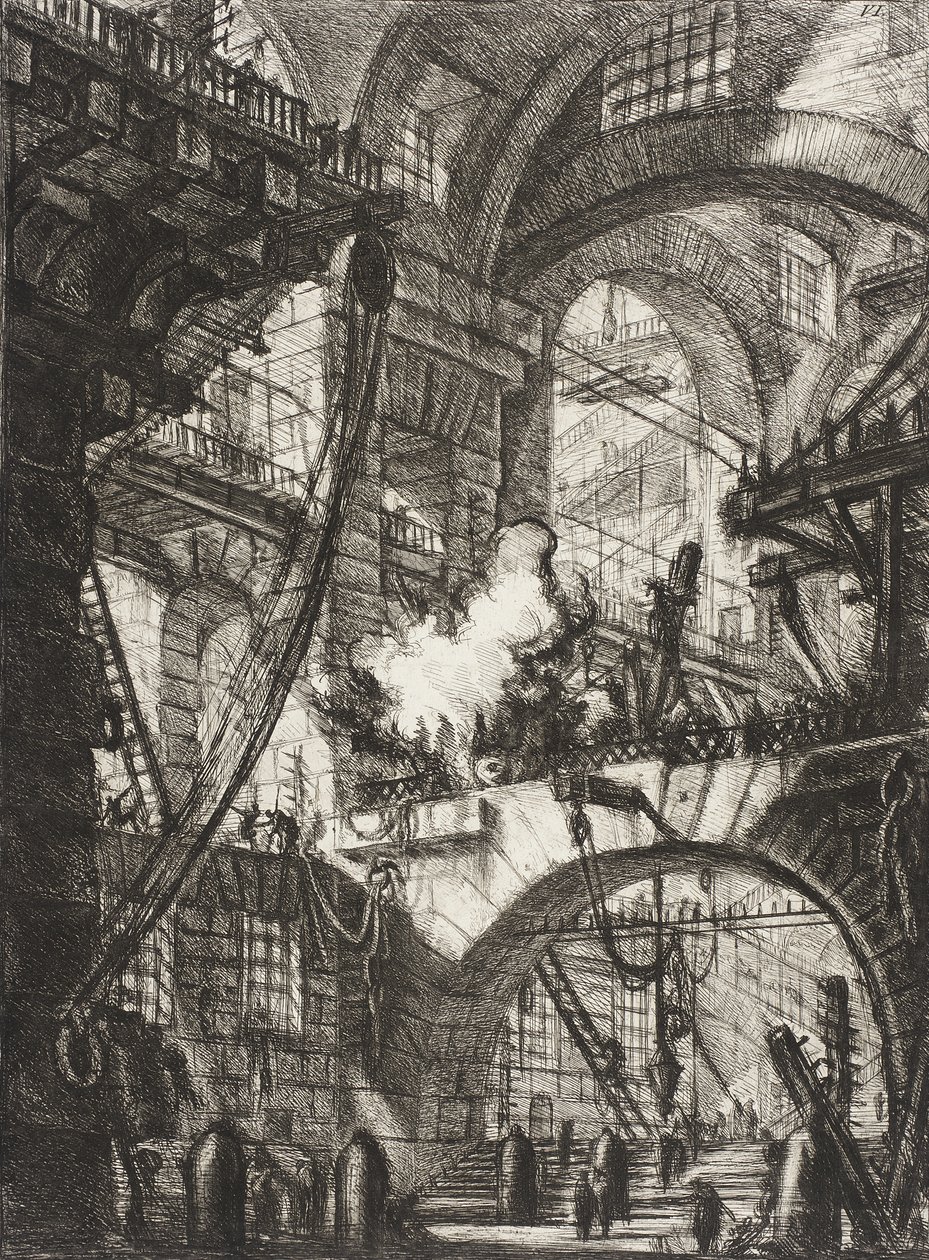Il fuoco fumante da Giovanni Battista Piranesi