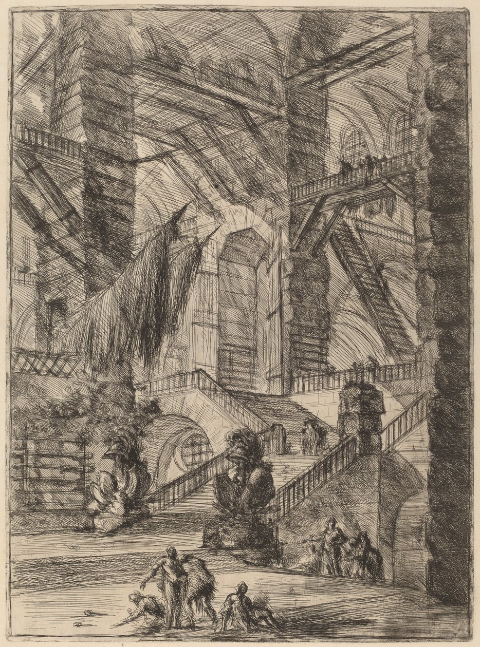 La scala con trofei da Giovanni Battista Piranesi