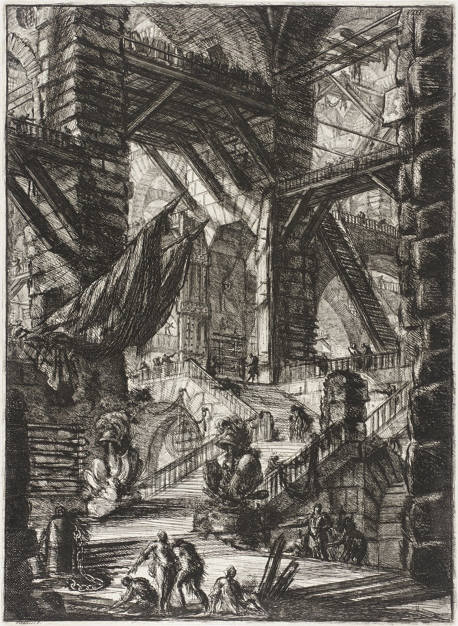 La scala con trofei da Giovanni Battista Piranesi