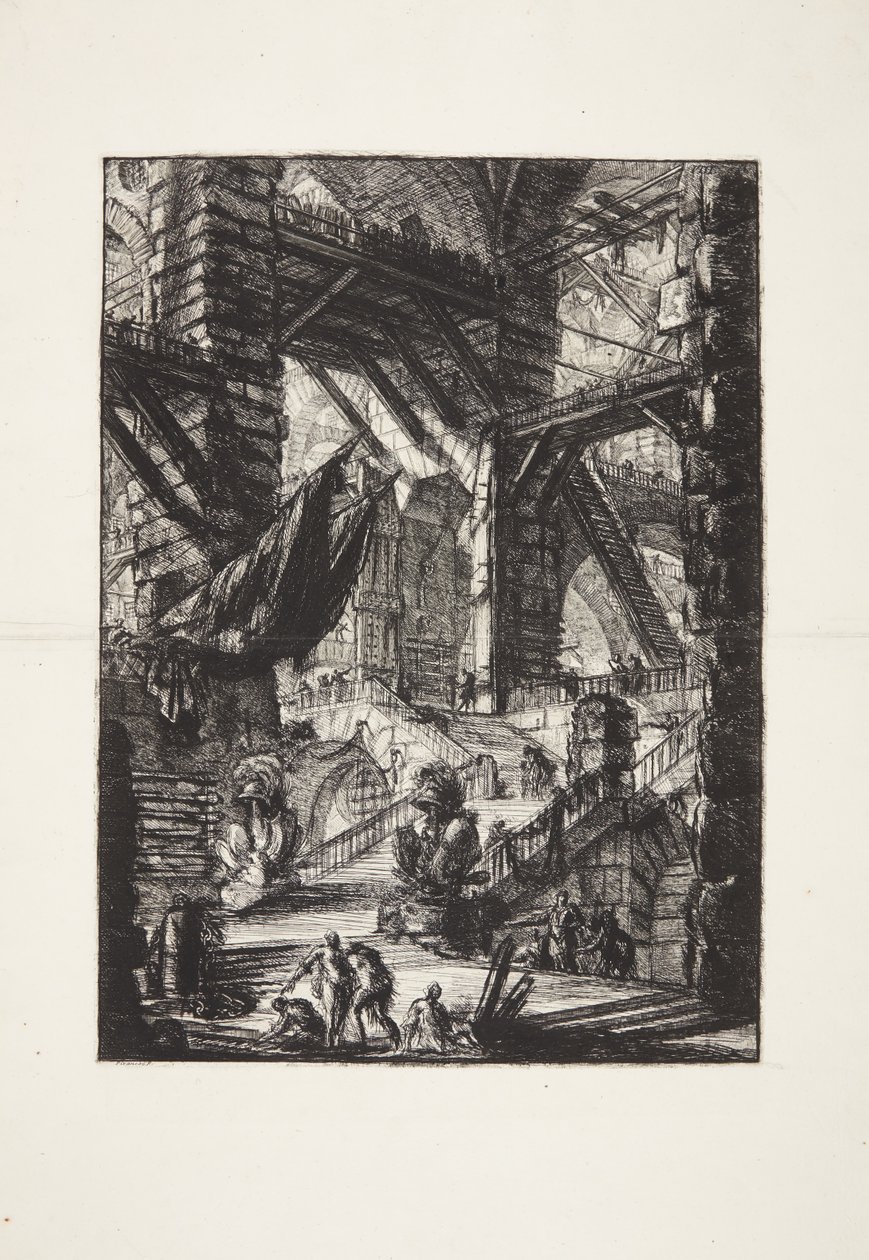 La scala con trofei da Giovanni Battista Piranesi