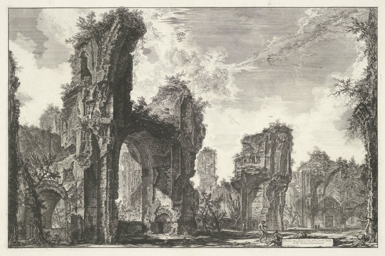 Terme di Caracalla a Roma da Giovanni Battista Piranesi