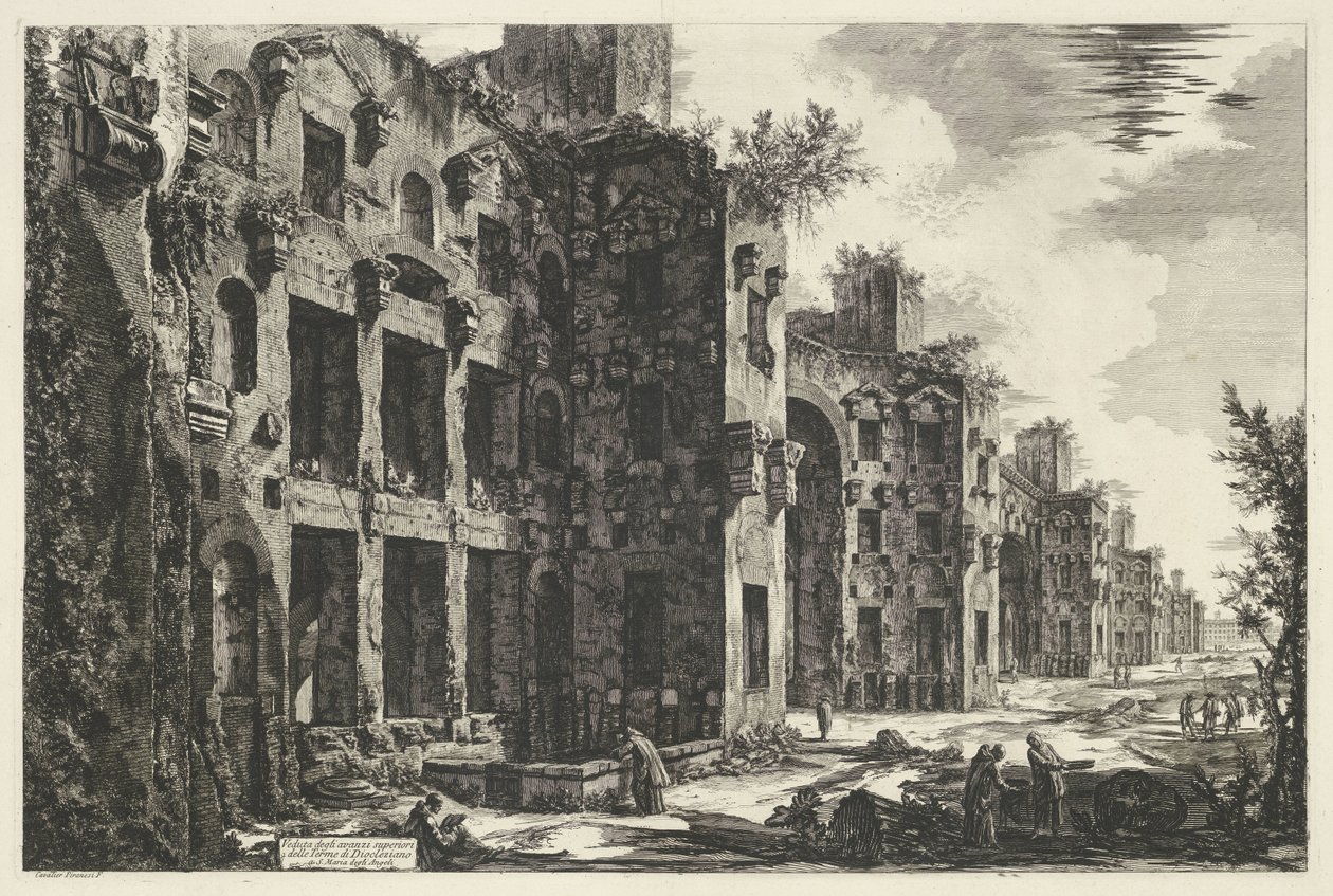 Terme di Diocleziano a Roma da Giovanni Battista Piranesi