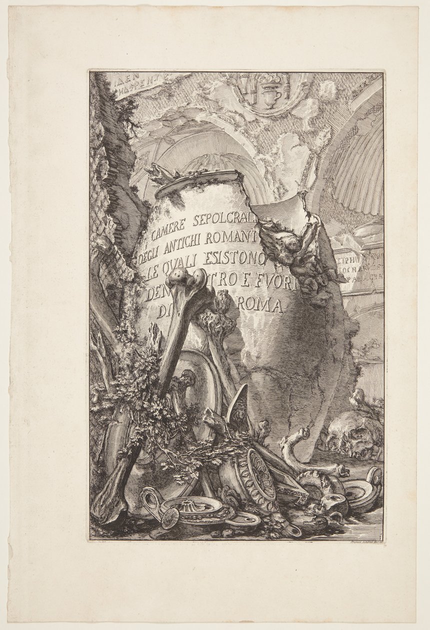 Camere funerarie degli antichi Romani, a Roma e fuori città da Giovanni Battista Piranesi