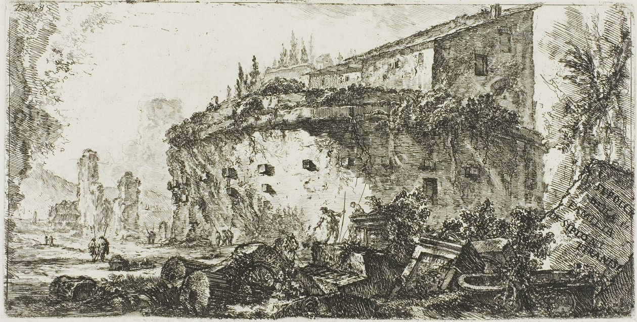 Tomba degli Scipioni, tavola 18 da Alcune vedute di archi trionfali e altri archi da Giovanni Battista Piranesi