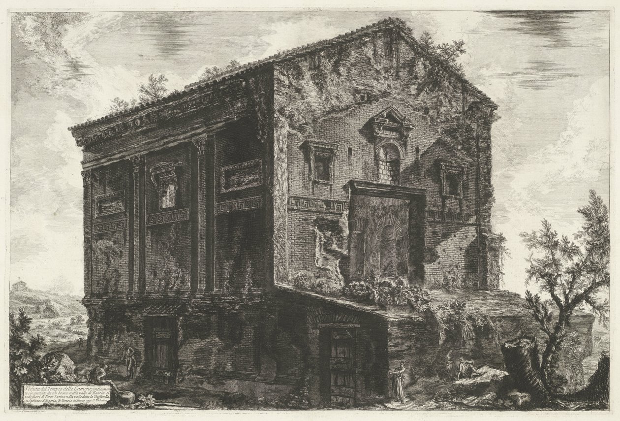 Tomba di Aspasia Annia Regilla a Roma da Giovanni-Battista Piranesi