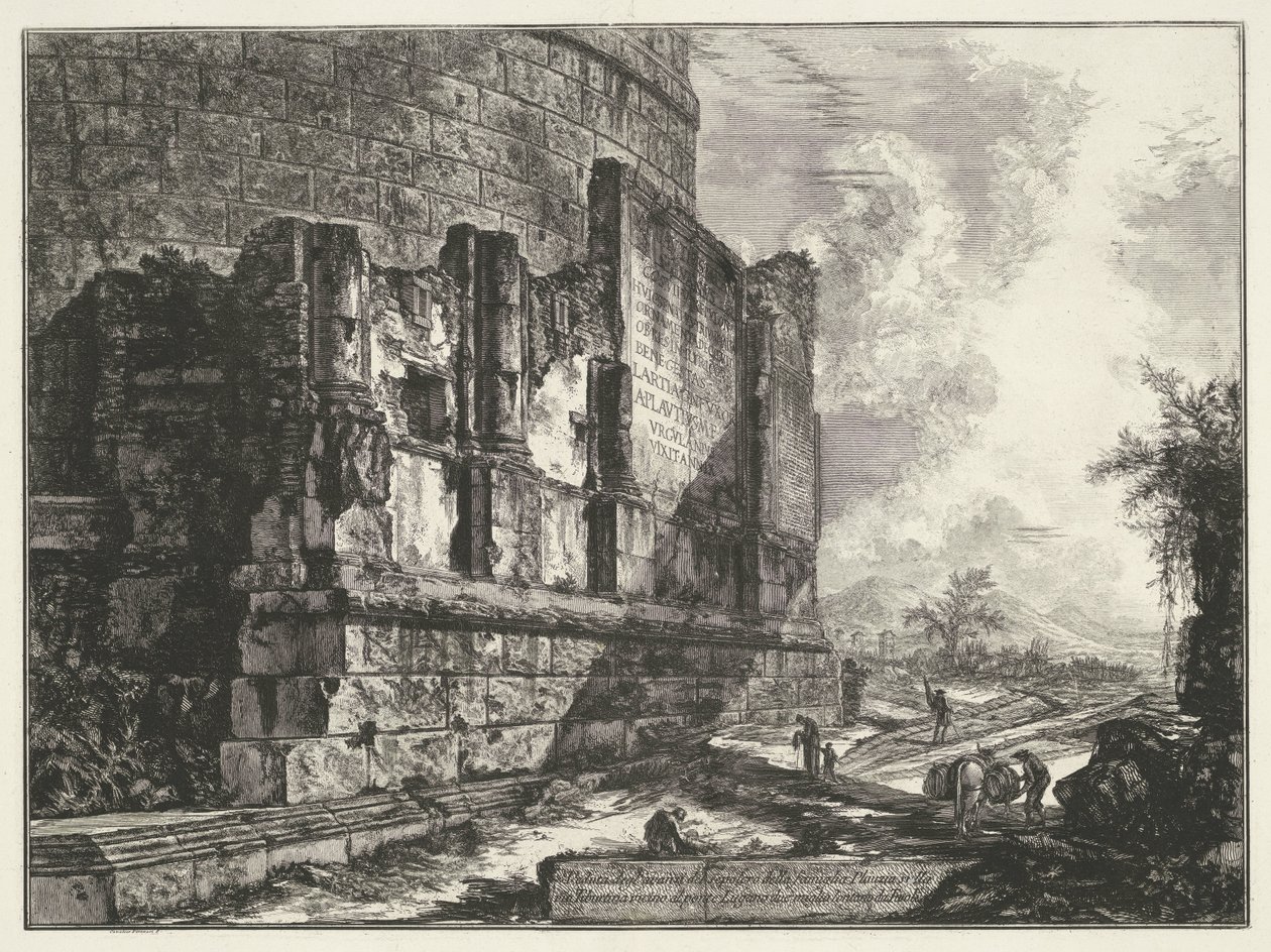 Tomba di Plautius Lucanus da Giovanni Battista Piranesi