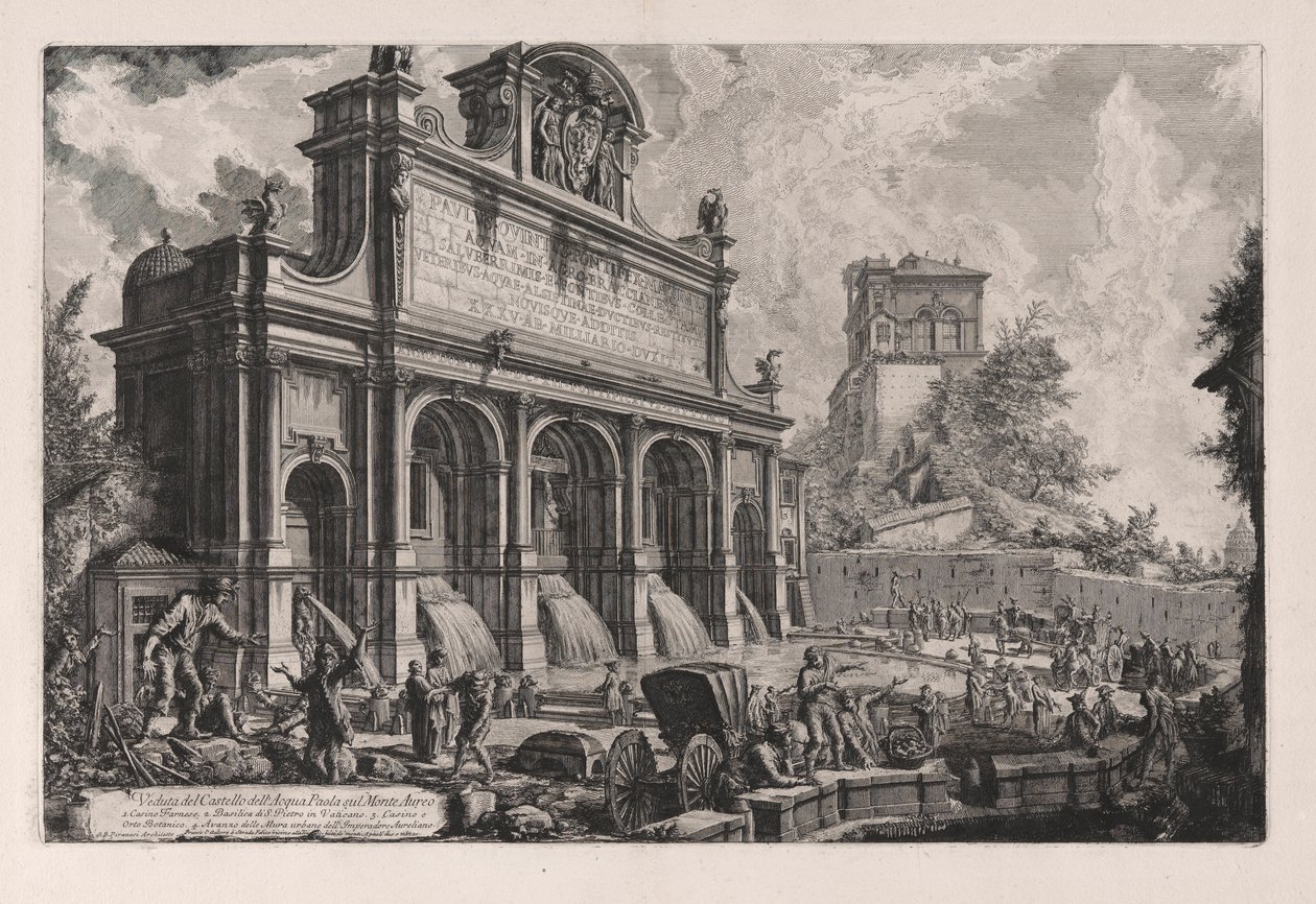 Veduta del Castello da Giovanni Battista Piranesi