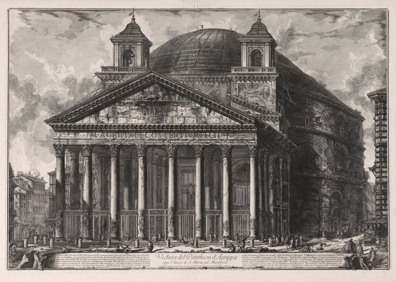 Veduta del Pantheon d