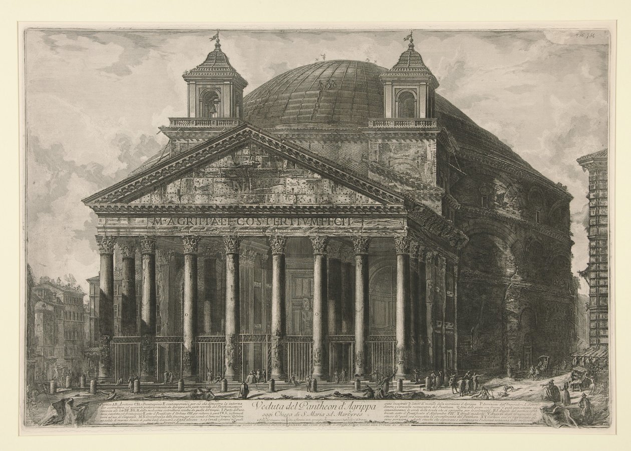 Veduta del Pantheon d
