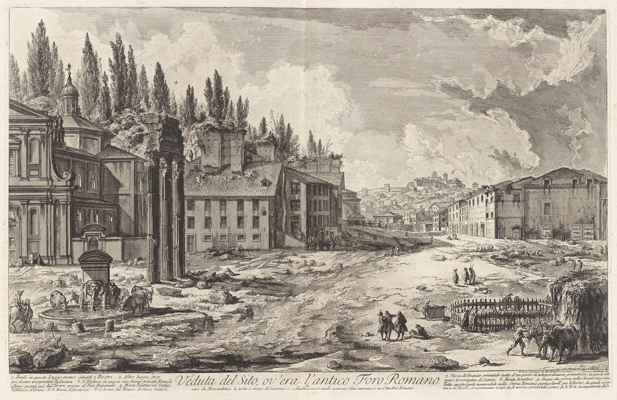 Veduta del Sito da Giovanni Battista Piranesi