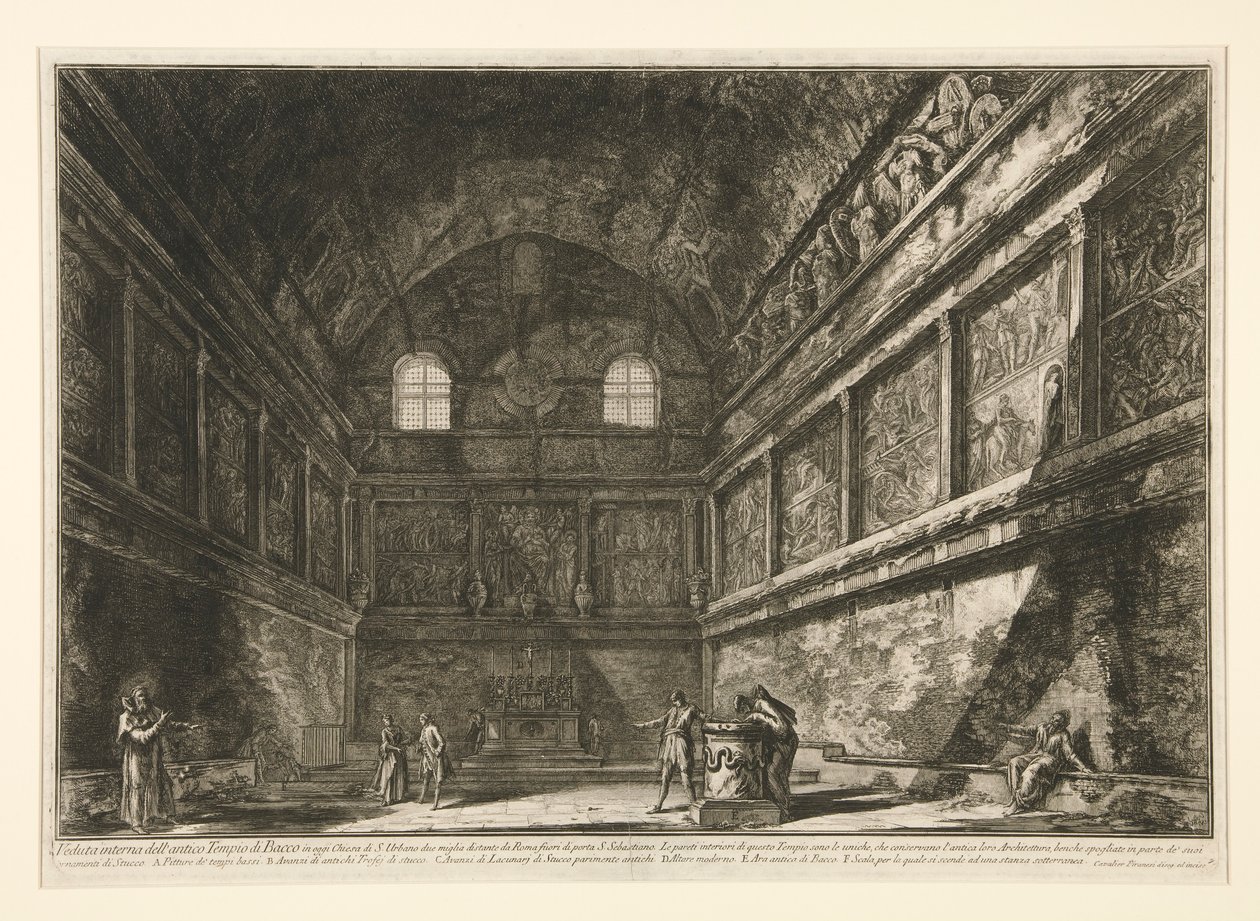 Veduta interna da Giovanni Battista Piranesi