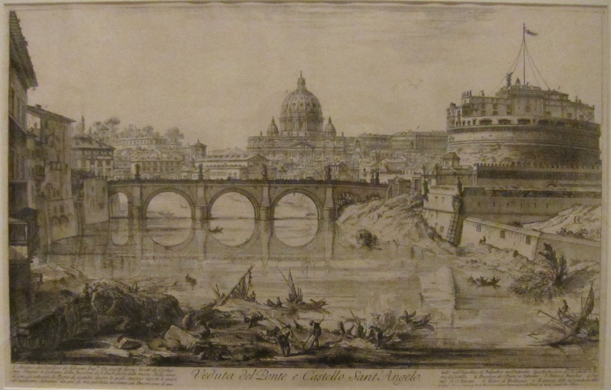 Veduta del Ponte e di Castel Sant