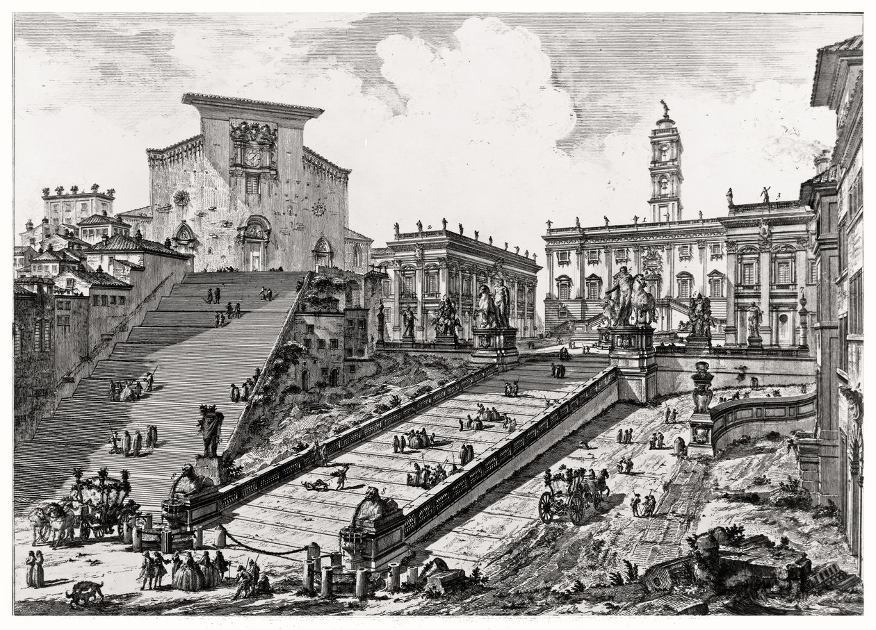 Veduta del Campidoglio, dalla serie 
