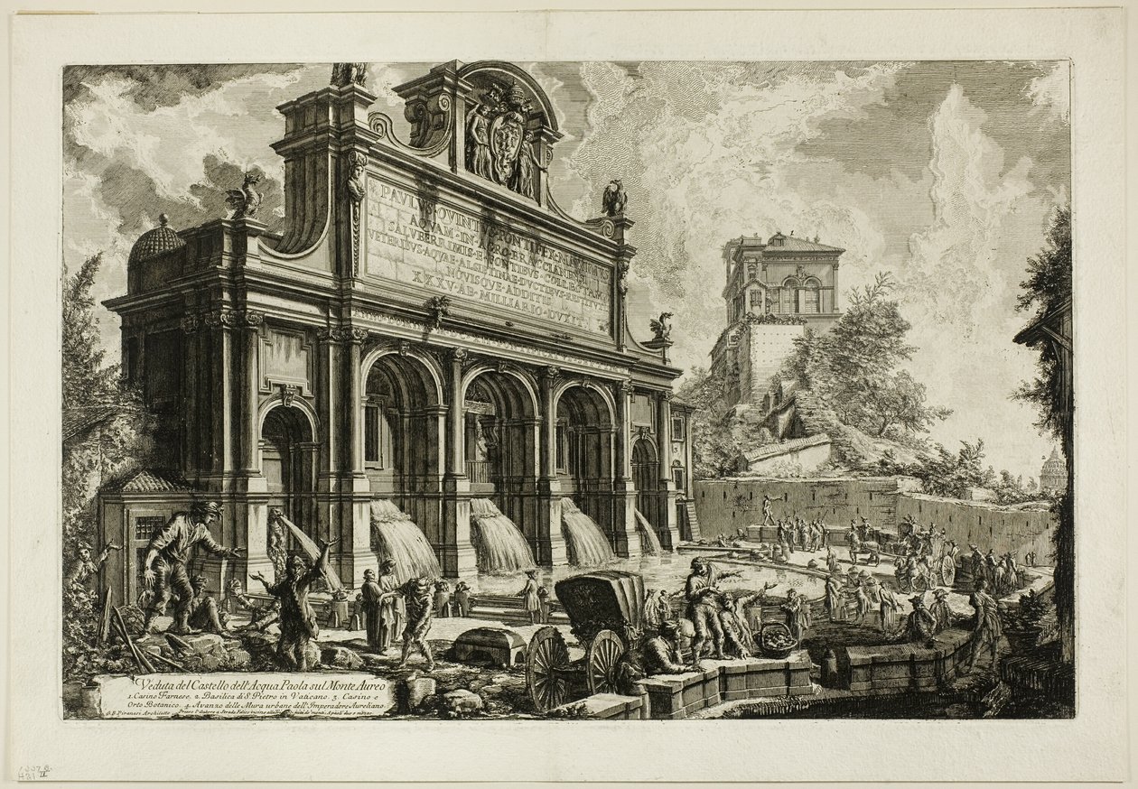 Veduta della sorgente dell