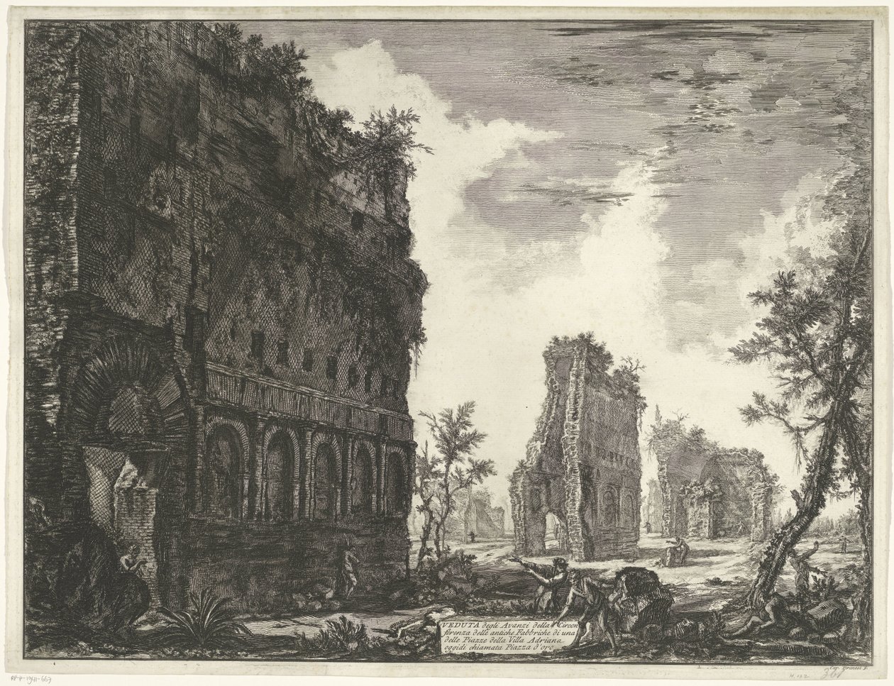 Villa Adriana a Tivoli da Giovanni Battista Piranesi