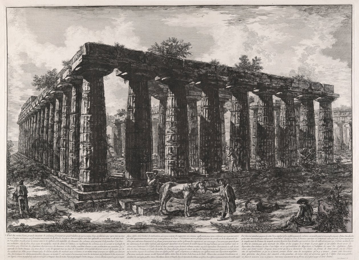 Veduta dei resti di da Giovanni-Battista Piranesi