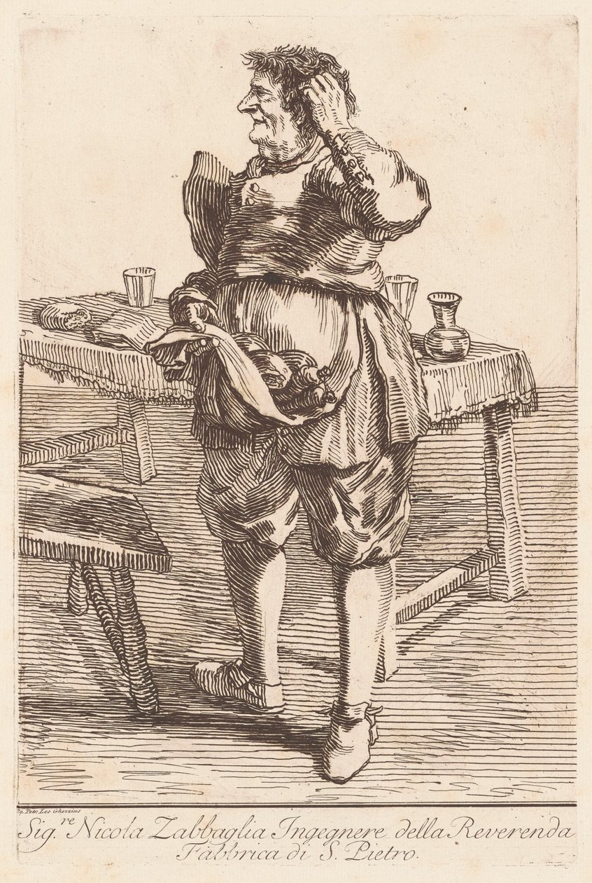 Sig. Nicola Zabbaglia da Giovanni Battista Piranesi, after Pier Leone Ghezzi
