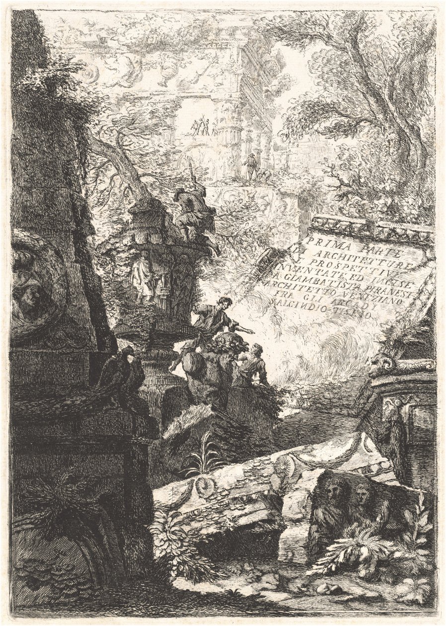 Prima Parte; Grotteschi; Carceri; Alcune Vedute...; Trofei di Ottaviano Augusto da Giovanni Battista Piranesi and Francesco Piranesi