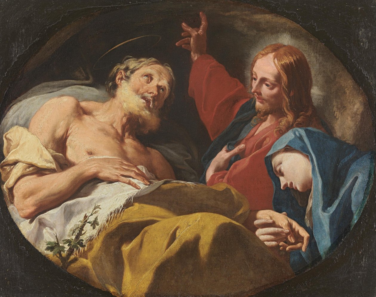 Der Tod des hl. Joseph da Giovanni Battista Pittoni