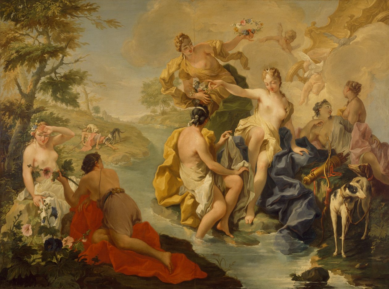 Diana e Atteone da Giovanni Battista Pittoni