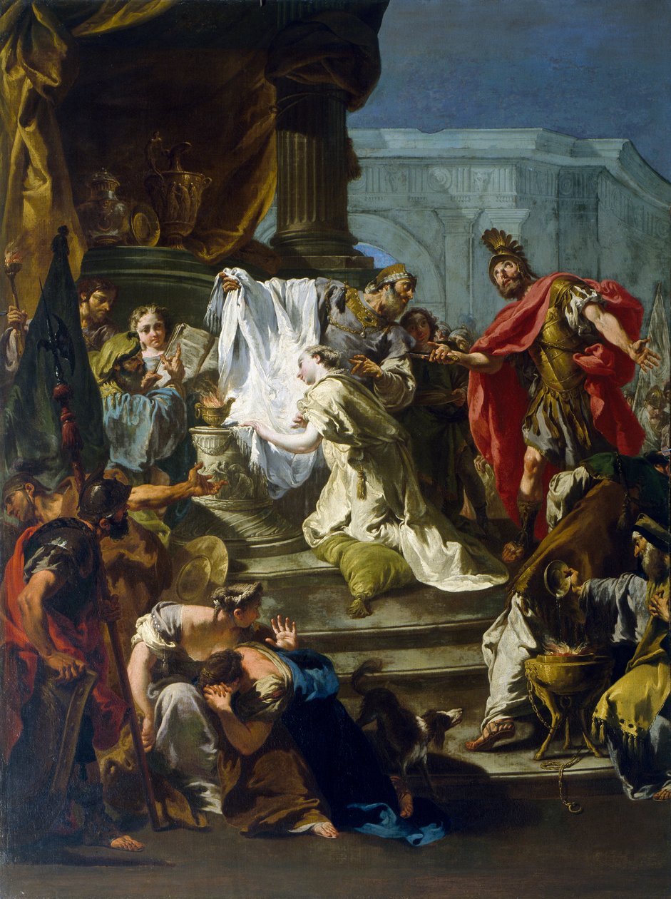 Sacrificio della figlia di Iefte da Giovanni Battista Pittoni