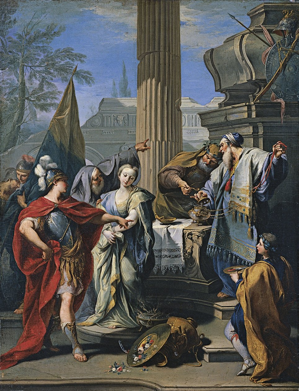Il sacrificio di Polissena da Giovanni Battista Pittoni