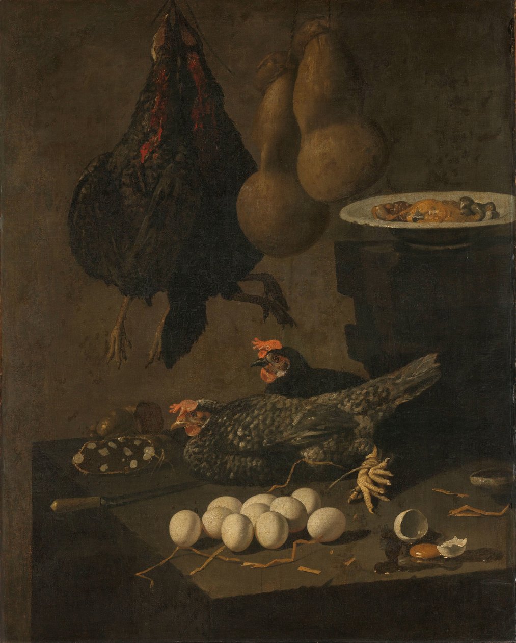 Natura Morta con Polli e Uova da Giovanni Battista Recco