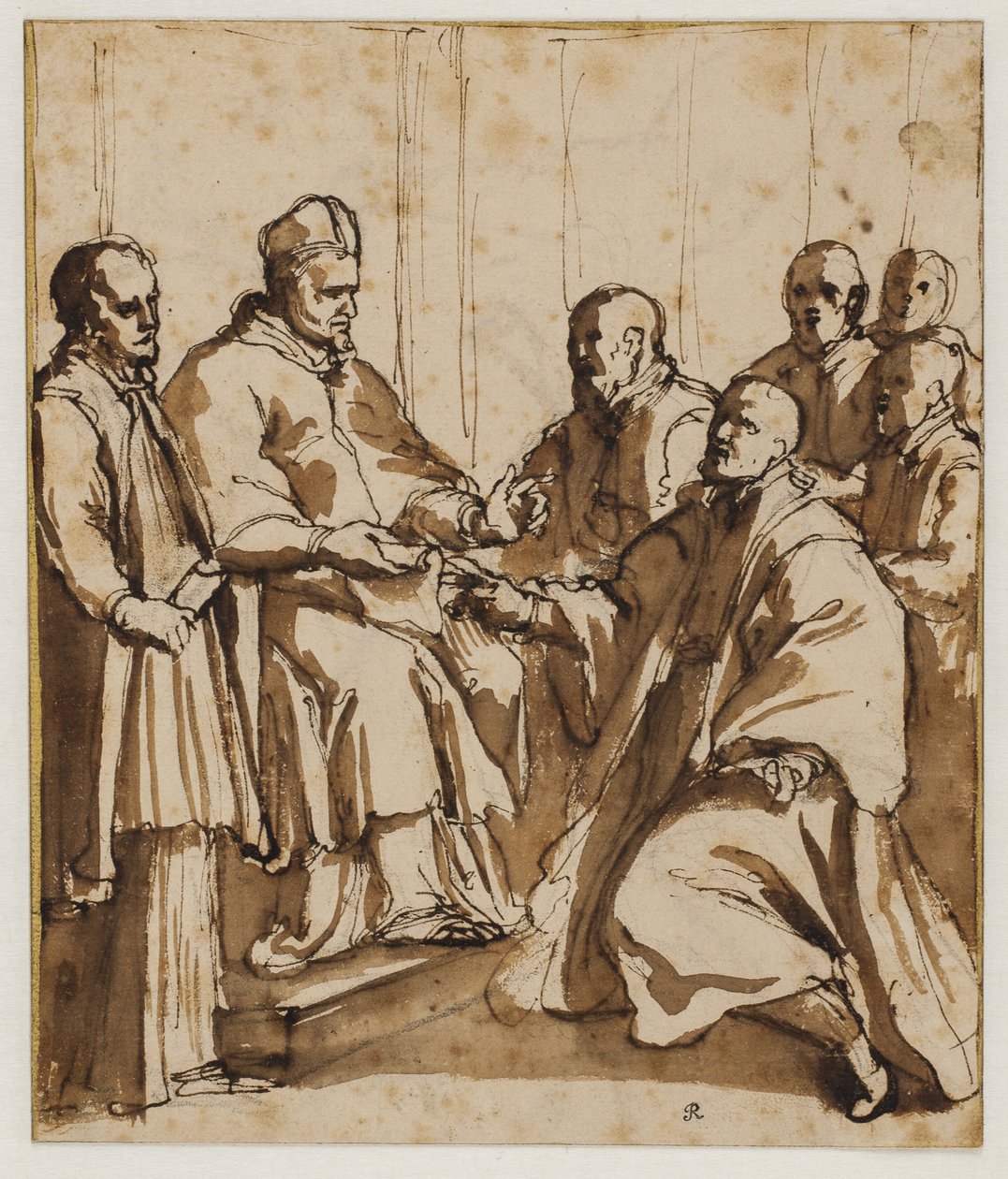 Papa Paolo V emette la bolla "Universi agri domini" del 1612 da Giovanni Battista Ricci