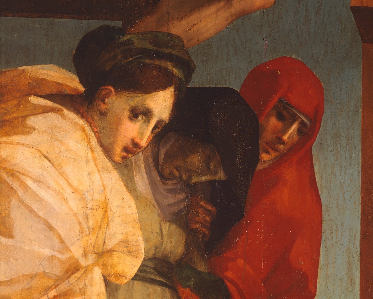 Deposizione (dettaglio) da Giovanni Battista Rosso Fiorentino