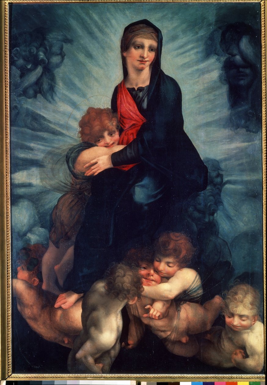 La Vergine e il Bambino con angeli da Giovanni Battista Rosso Fiorentino