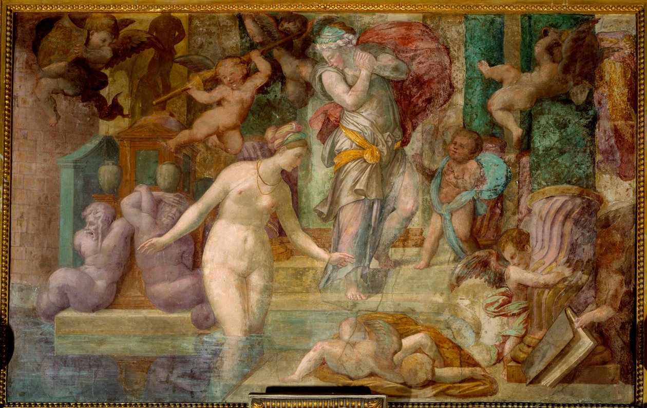 Scuola di Fontainebleau: Venere alla fontana da Giovanni Battista Rosso Fiorentino