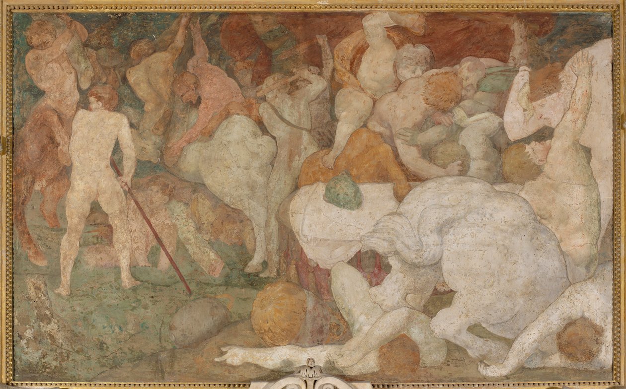 La battaglia dei centauri e dei lapiti da Giovanni Battista Rosso Fiorentino