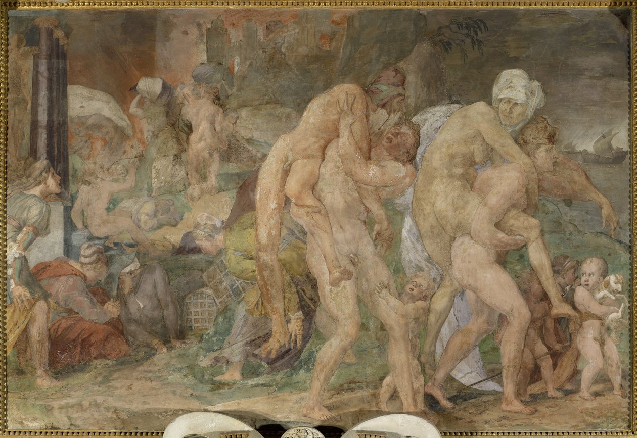 I gemelli di Catania da Giovanni Battista Rosso Fiorentino