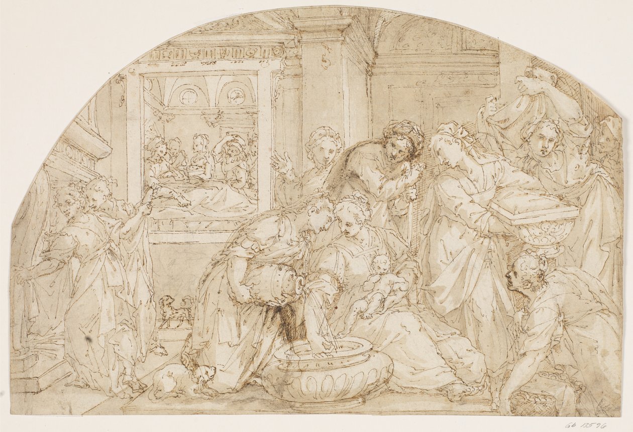 Natività di Maria da Giovanni Battista Rovere