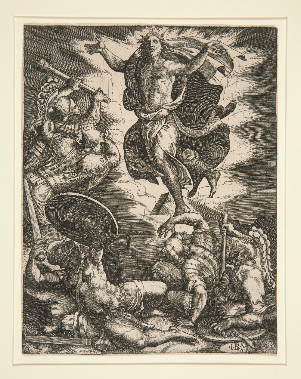 La Resurrezione da Giovanni Battista Scultori