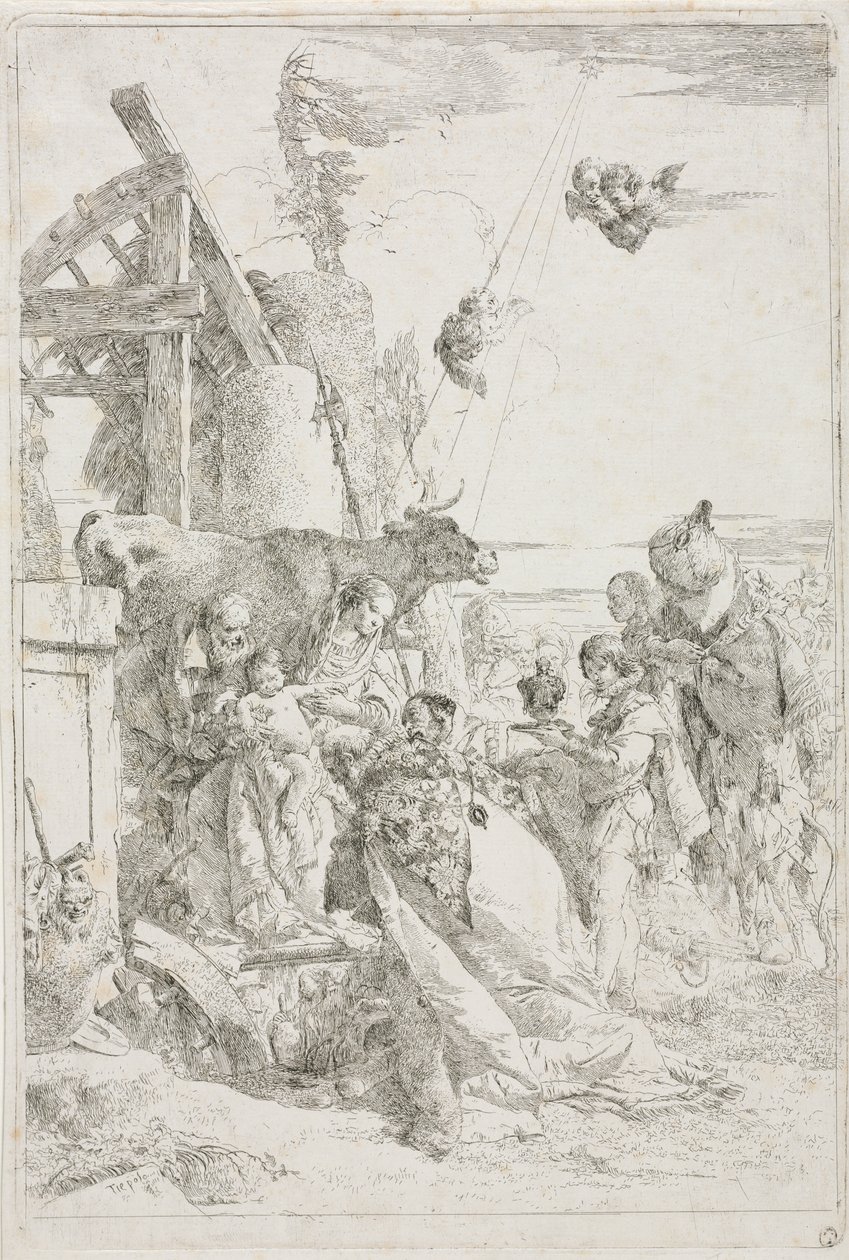 Adorazione dei Magi da Giovanni Battista Tiepolo