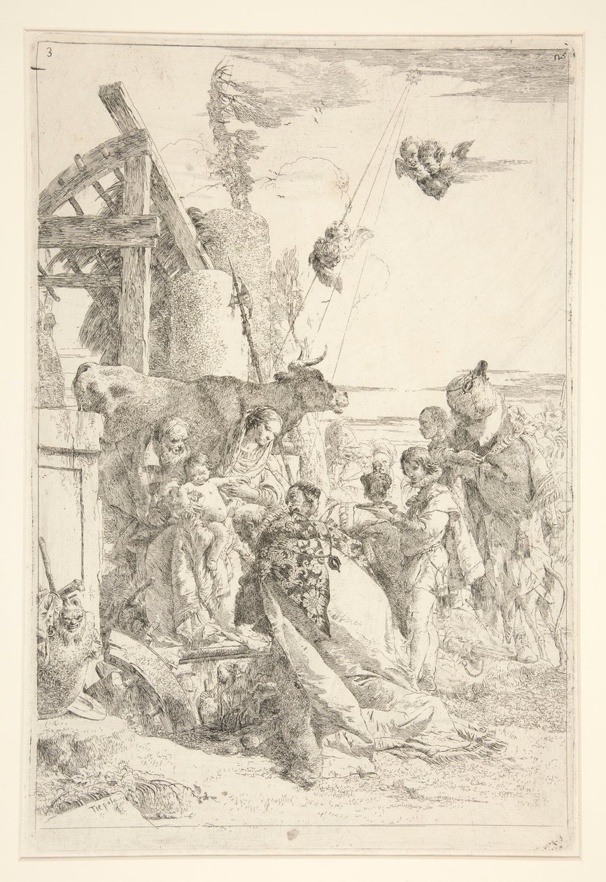 Adorazione dei Magi da Giovanni Battista Tiepolo