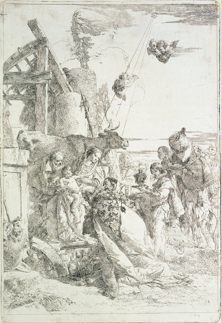 Adorazione dei Magi da Giovanni Battista Tiepolo