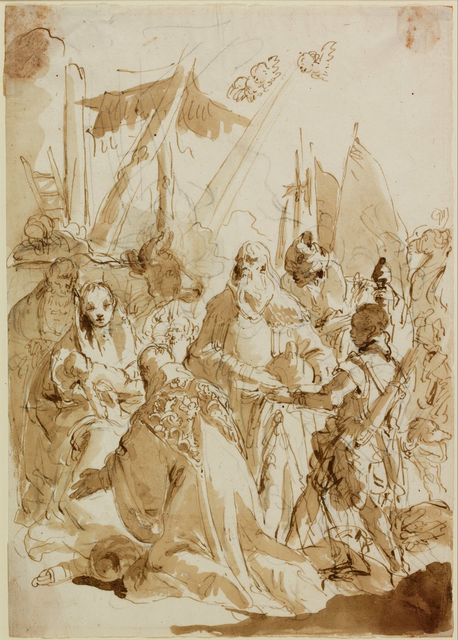 Adorazione dei Magi da Giovanni Battista Tiepolo