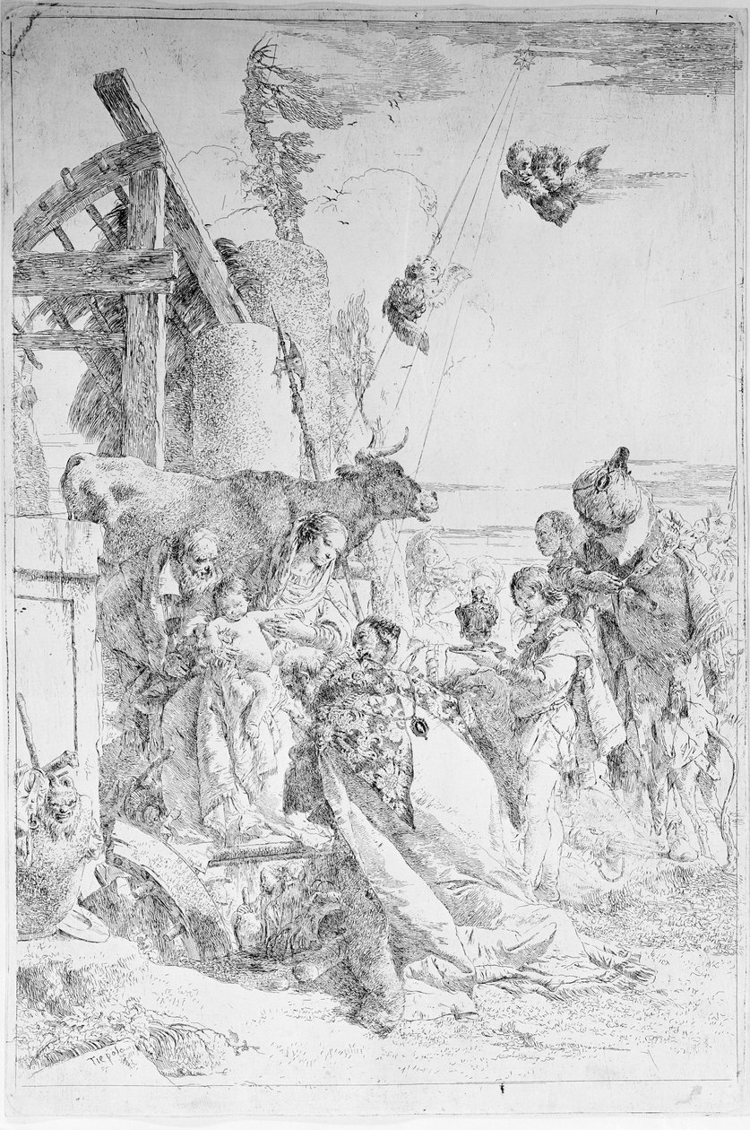 Adorazione dei Magi da Giovanni Battista Tiepolo