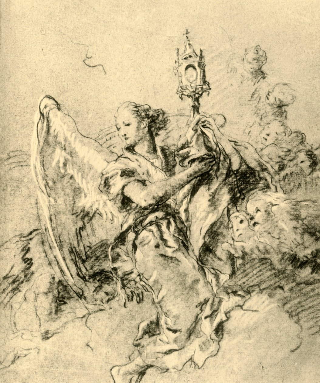 Angelo con ostensorio, 1767-1769, 1928 da Giovanni Battista Tiepolo