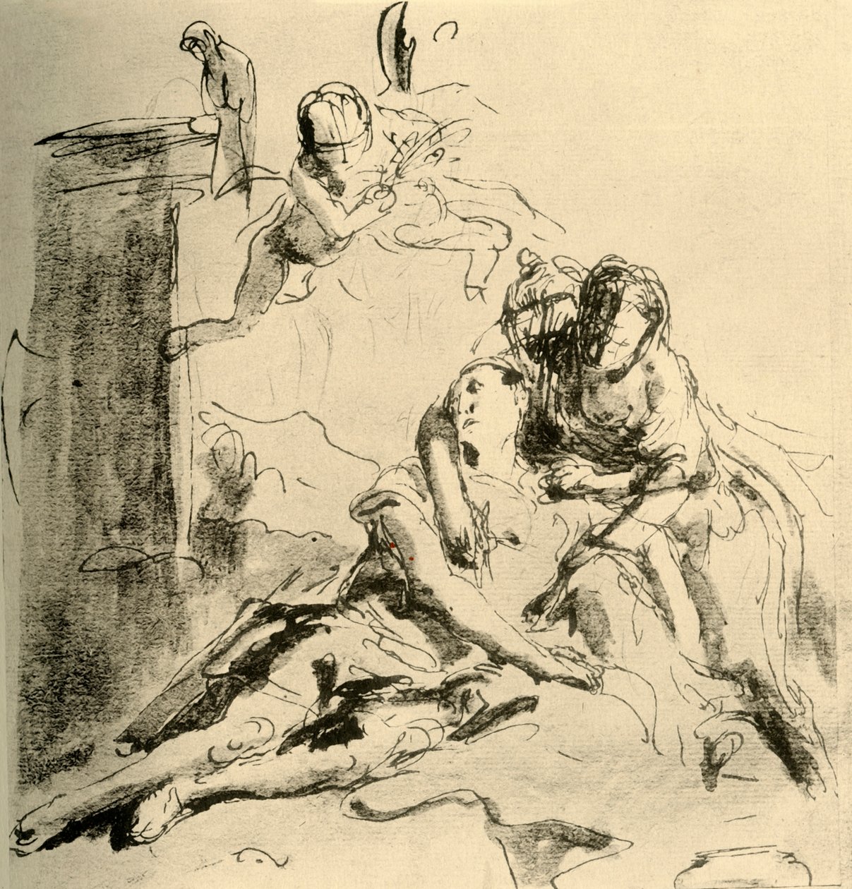 Angelica cura le Ferite di Medor da Giovanni Battista Tiepolo