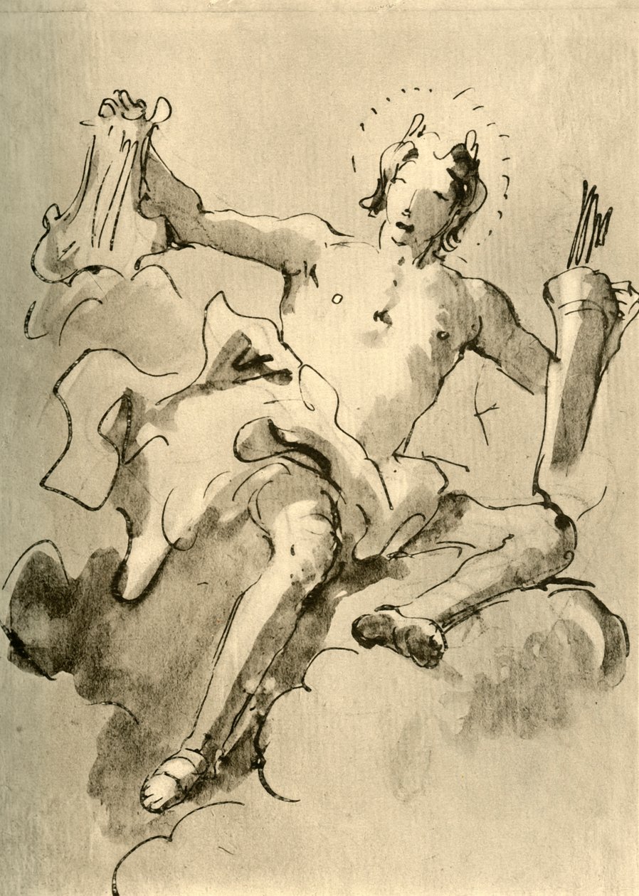 Apollo, c1757, 1928 da Giovanni Battista Tiepolo