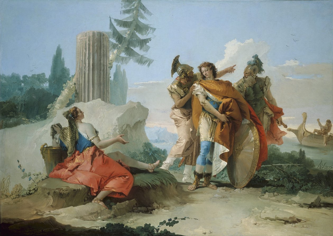 Armida abbandonata da Rinaldo da Giovanni Battista Tiepolo