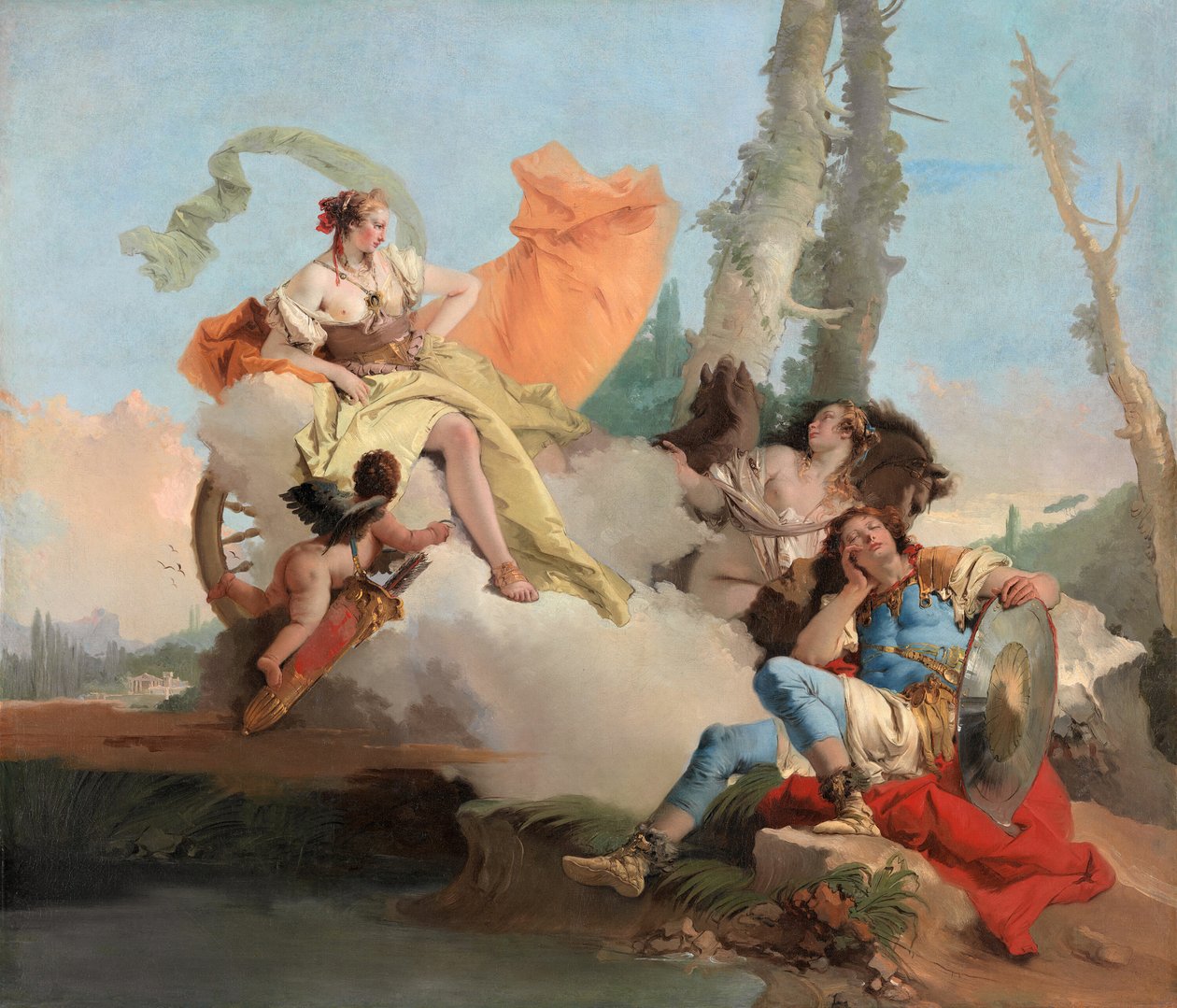 Armida Incontra il Rinaldo Addormentato, 1742-45 da Giovanni Battista Tiepolo